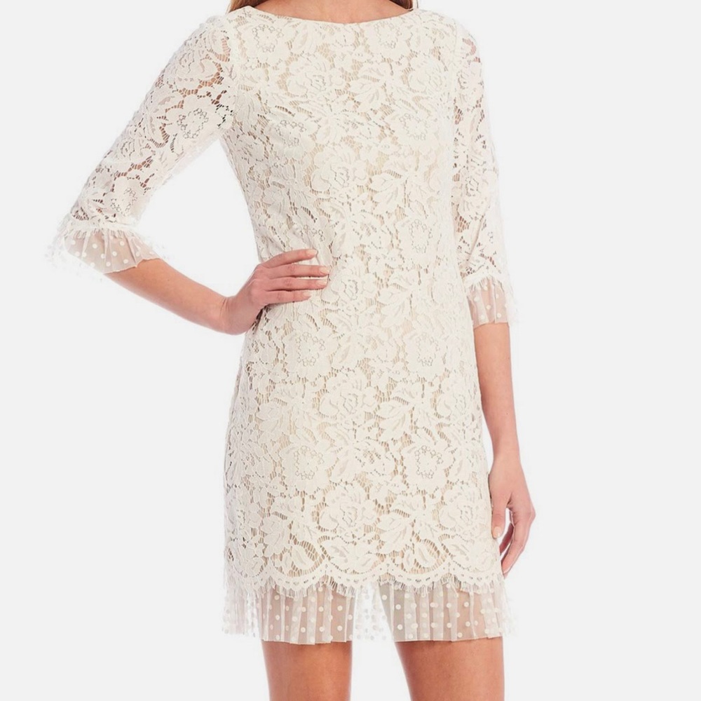 Vince Camuto White Lace Dress